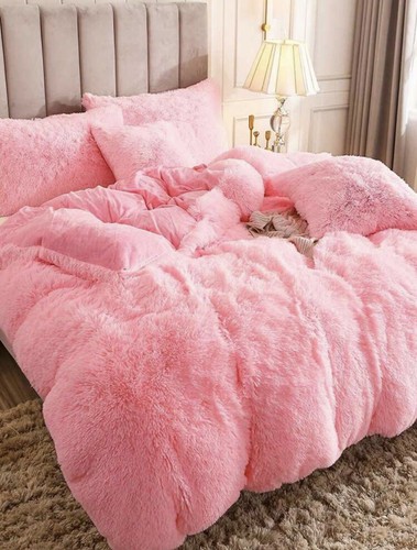 Plush double duvet cover - double,